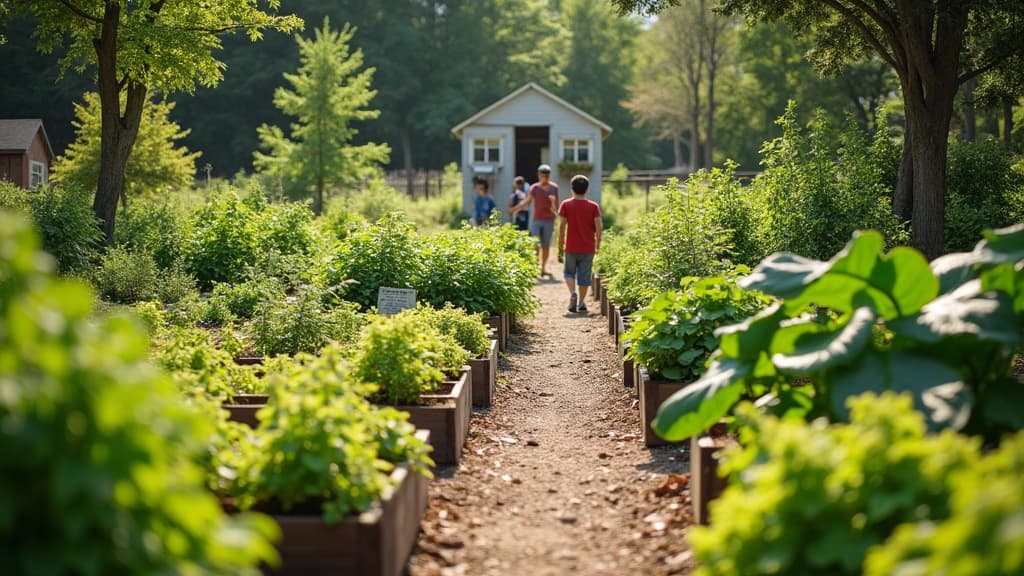 Riverside Food Hub — 60-Plot Community Garden Network